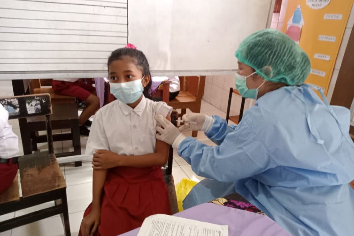Vaksinasi anak 6-11 tahun di Mataram tuntas pertengahan Februari