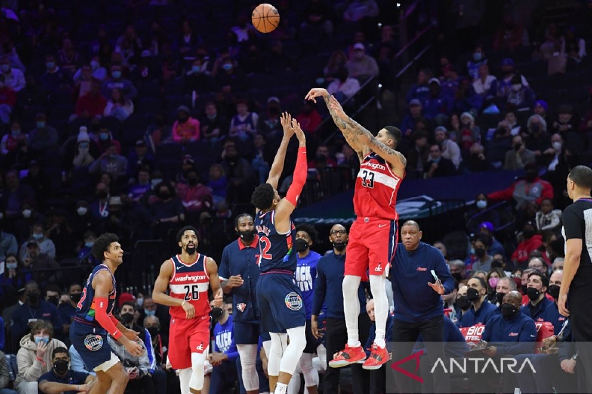 Kuzma bantu Wizards bikin Pistons kalah delapan kali beruntun