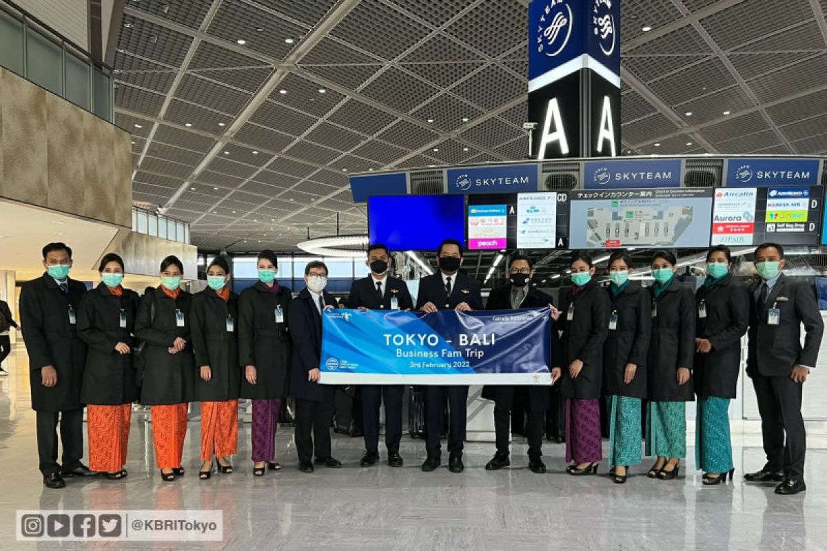 KBRI Tokyo dukung penerbangan perdana Garuda Tokyo-Denpasar