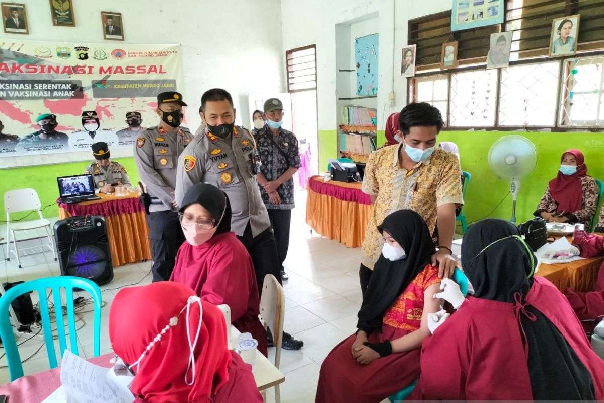 Polres Muarojambi gelar vaksinasi bagi anak-anak