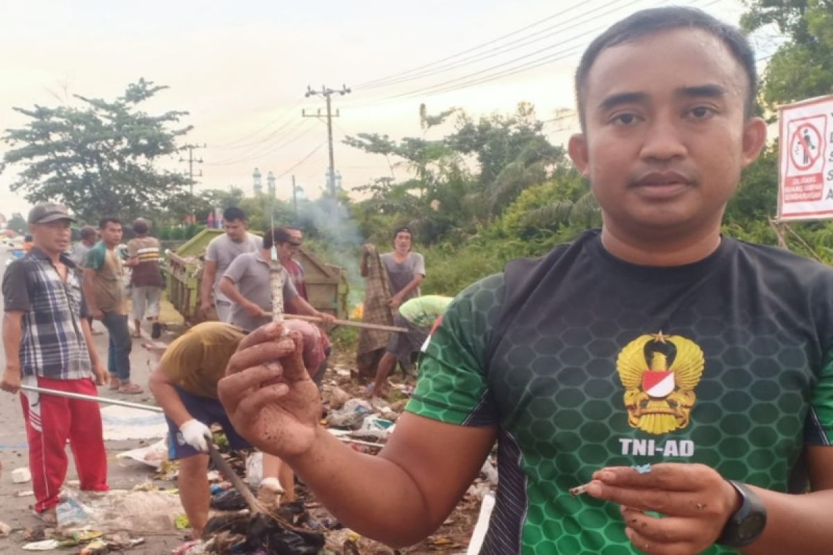 Warga Sampit temukan limbah medis dibuang sembarangan di pinggir jalan