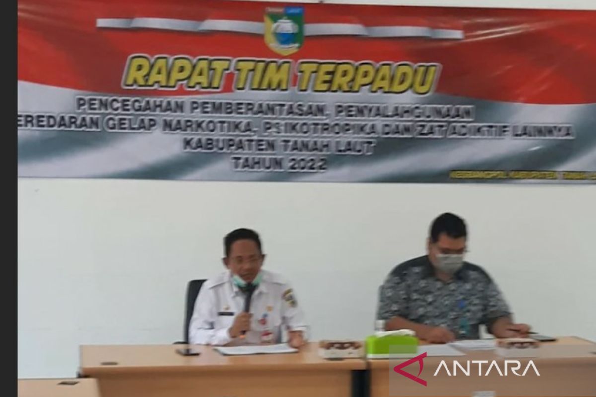 Tim Terpadu P4GN usulkan Kabupaten Tanah Laut miliki fasilitas rehabilitasi narkoba