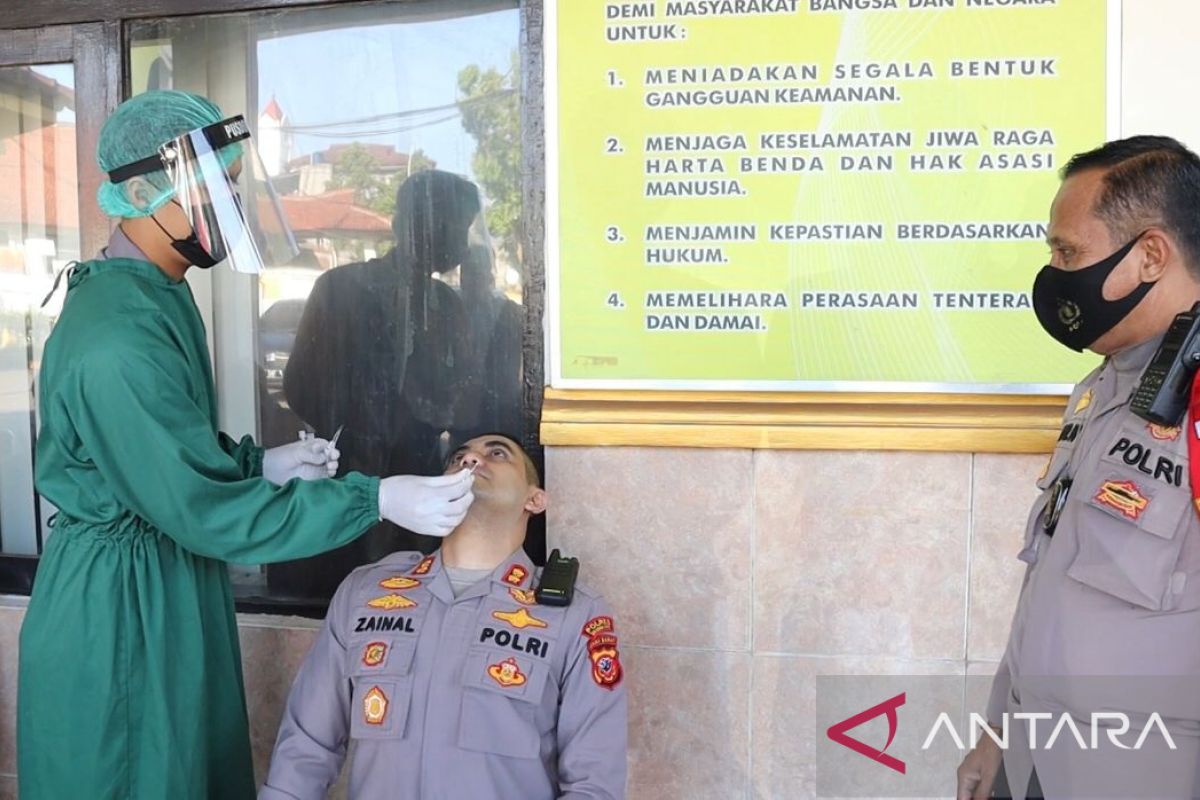 Polres Sukabumi Kota gelar swab antigen massal