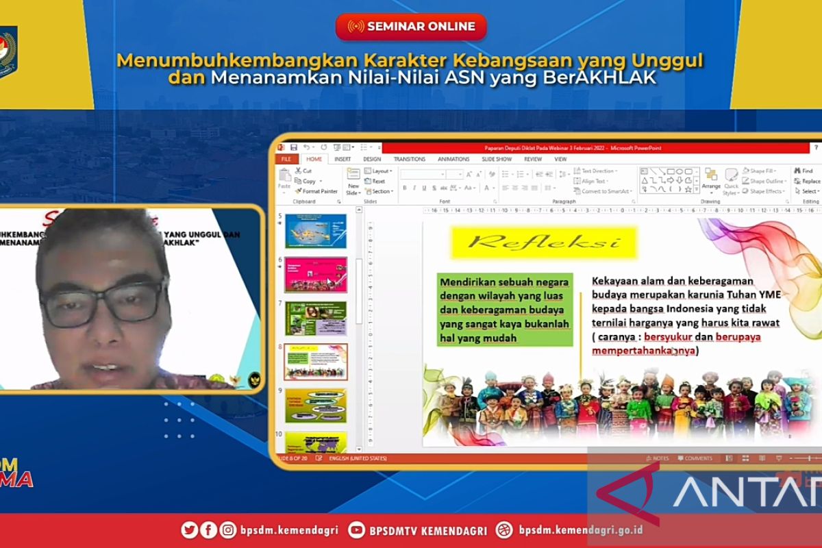 Direktur BPIP: ASN harus jadi garda terdepan kembangkan karakter kebangsaan