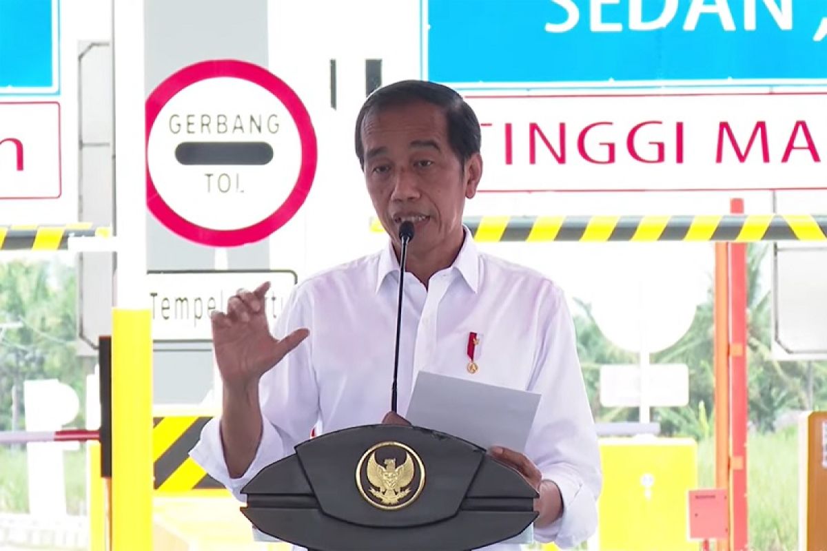 Jokowi yakin Tol Binjai-Langsa bantu kembangkan potensi lokal