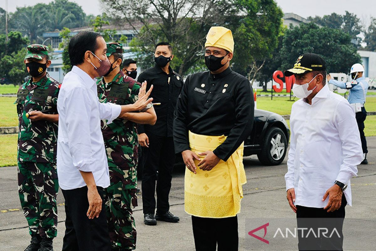 Presiden tinjau Kampung Jeruk di Karo Sumut