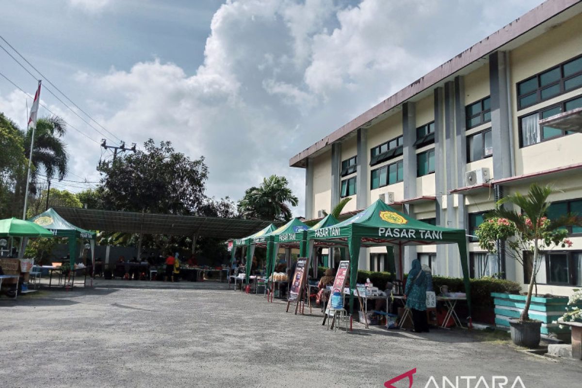 Pasar Tani di Belitung raih transaksi kebutuhan pangan Rp21 juta sehari