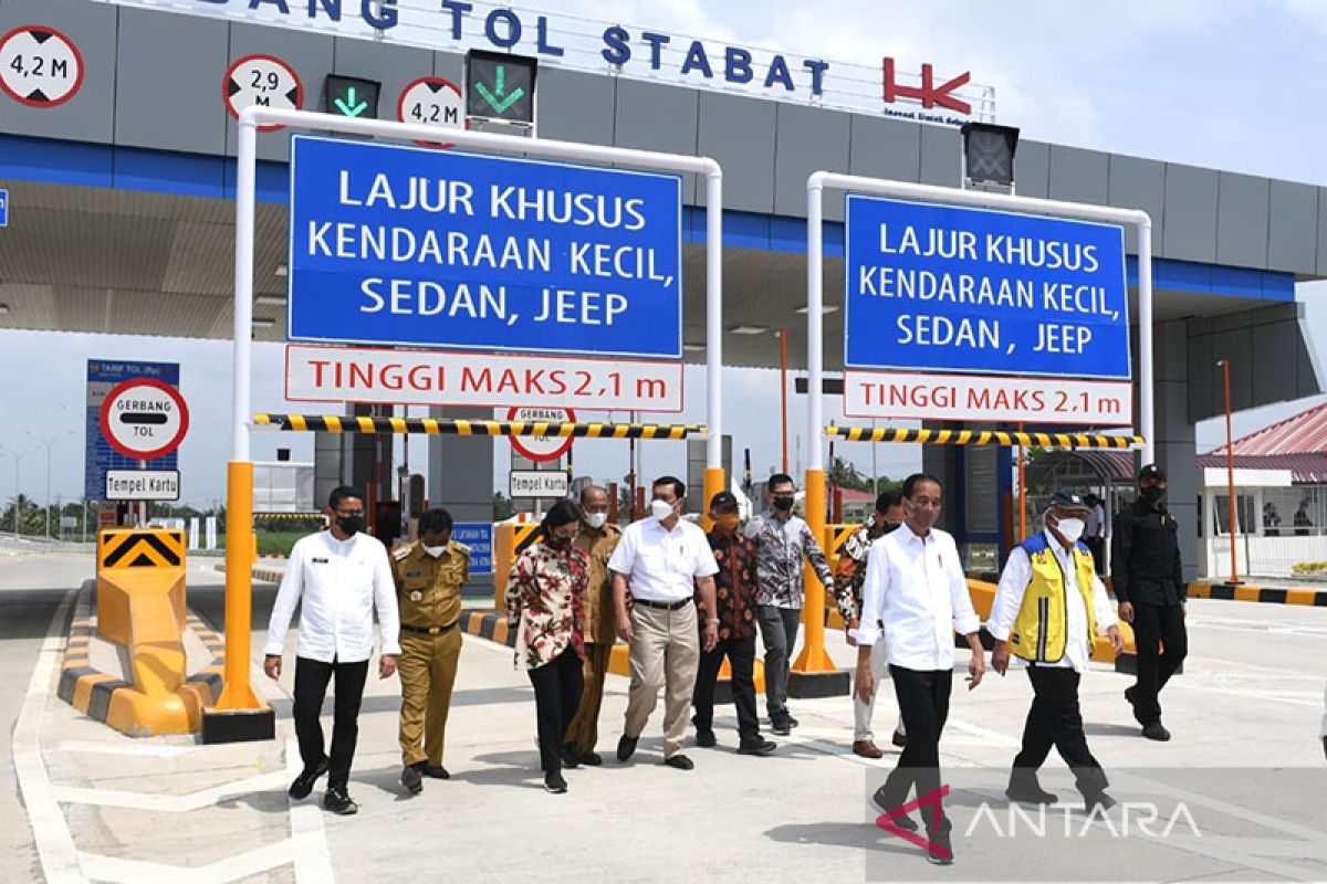 Presiden Jokowi yakin Tol Binjai-Langsa bantu kembangkan potensi lokal