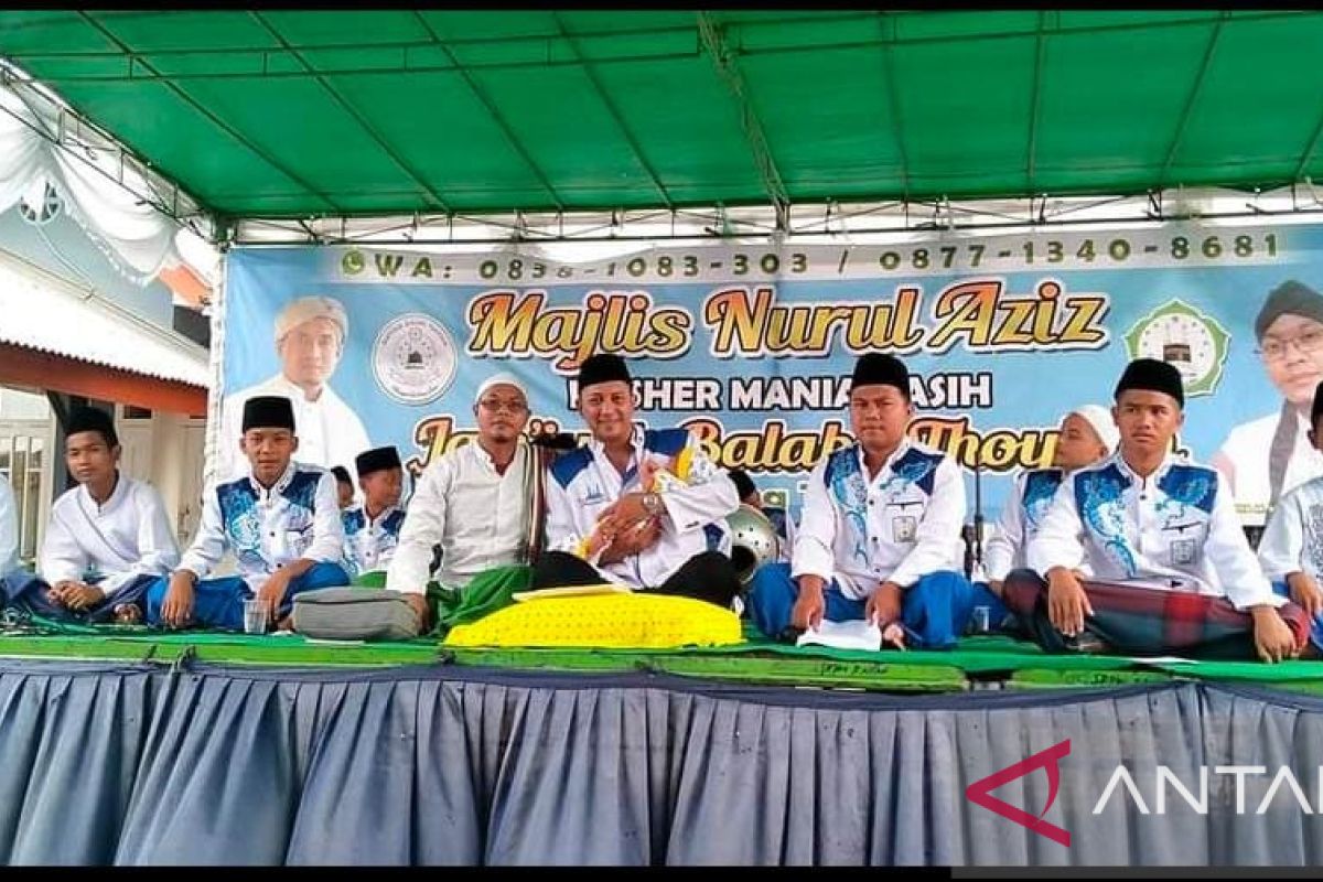 Lestarikan seni marawis bersama kelompok Marawis Religi Jam'iyah Sholawat Balabil Thoybah