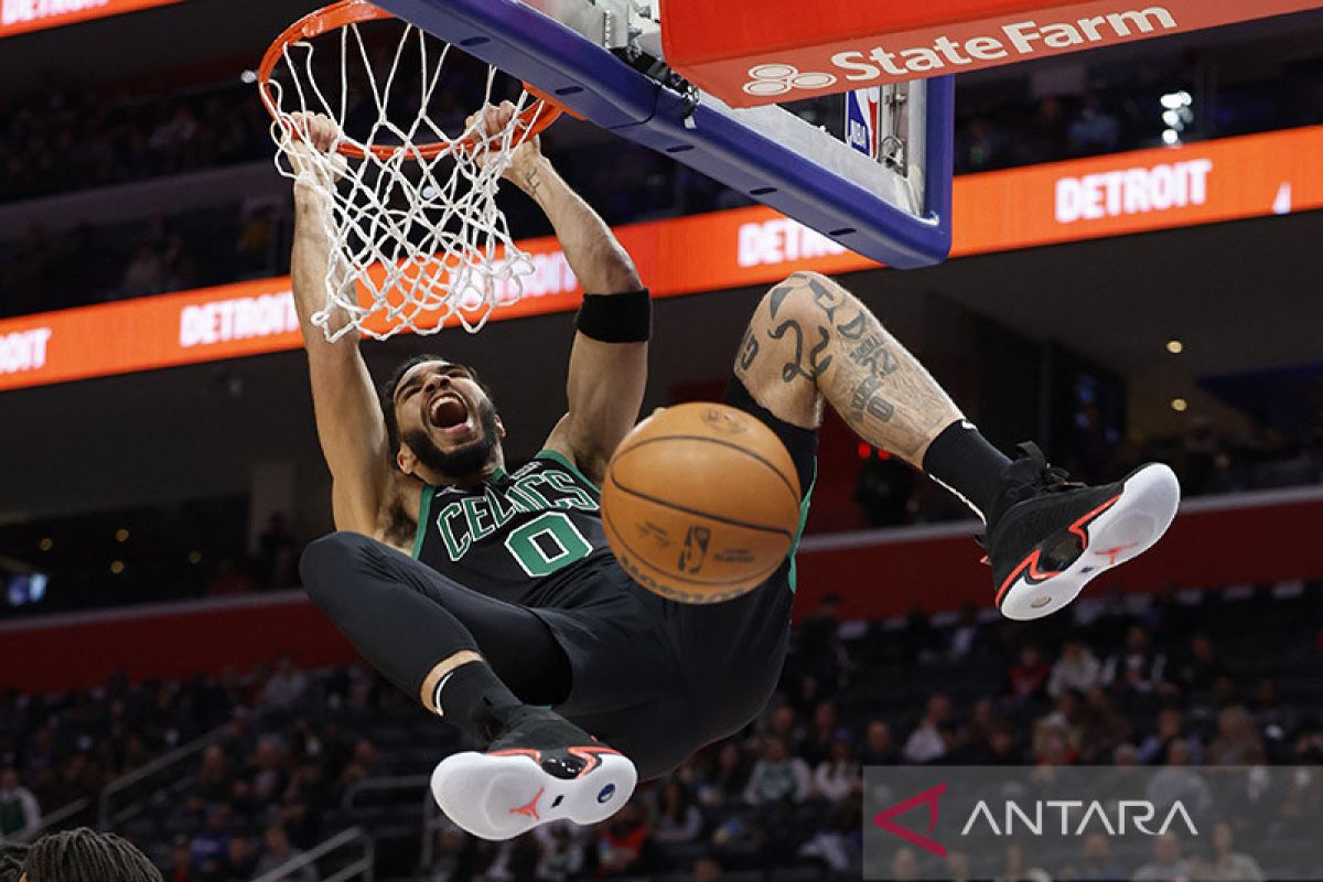 Jayson Tatum tuntun Celtics singkirkan Pistons