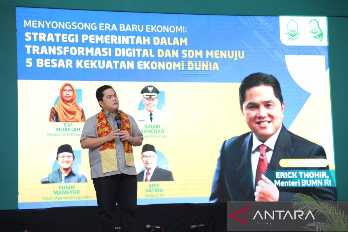 Erick Thohir: Pemuda berperan penting dalam pembangunan