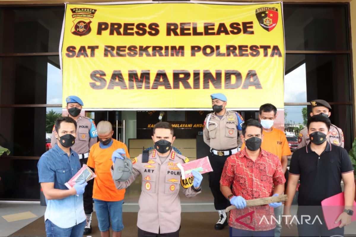 Polresta Samarinda tangkap residivis pencurian barang bangunan