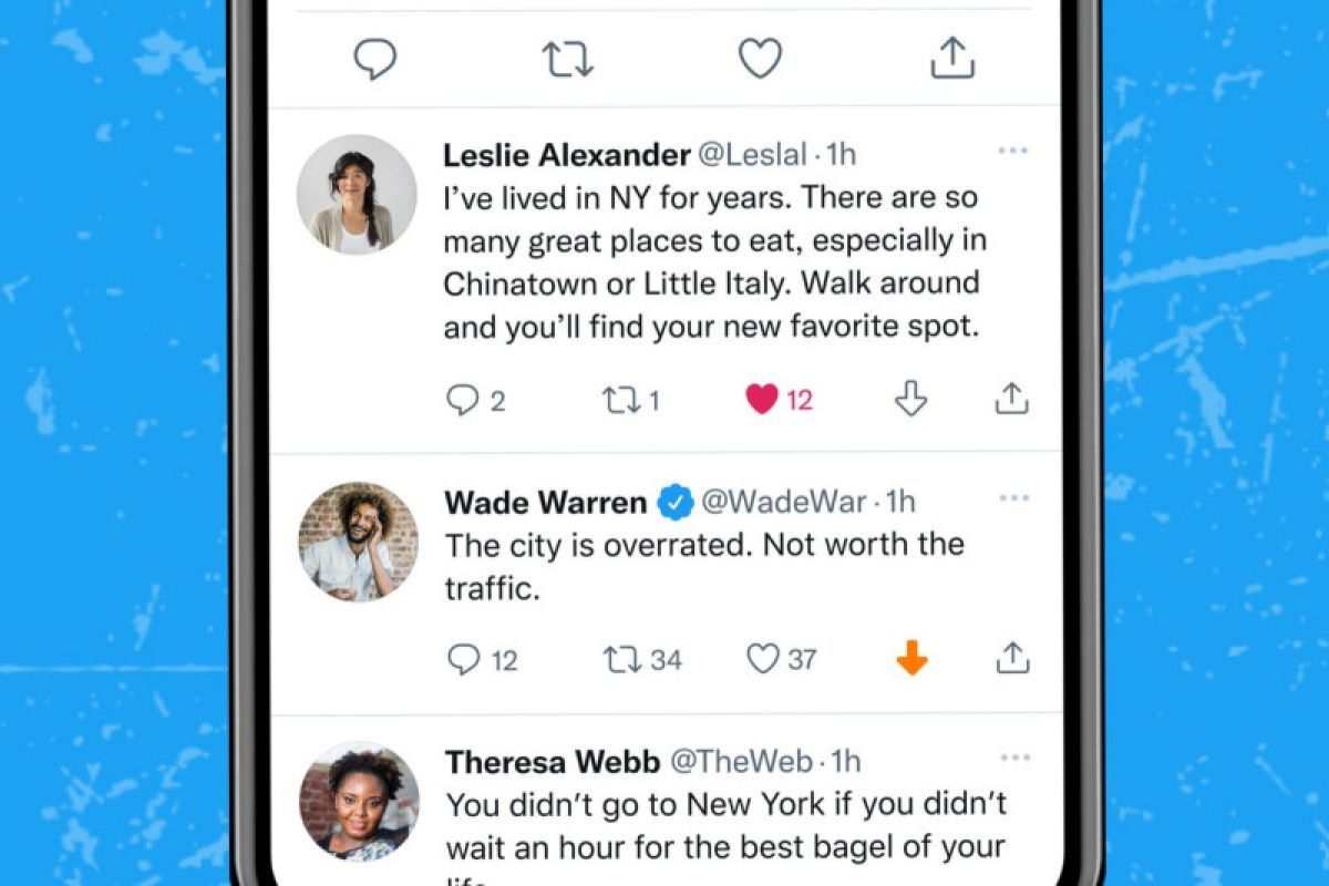 Twitter perluas uji coba fitur "downvote" untuk pengguna global