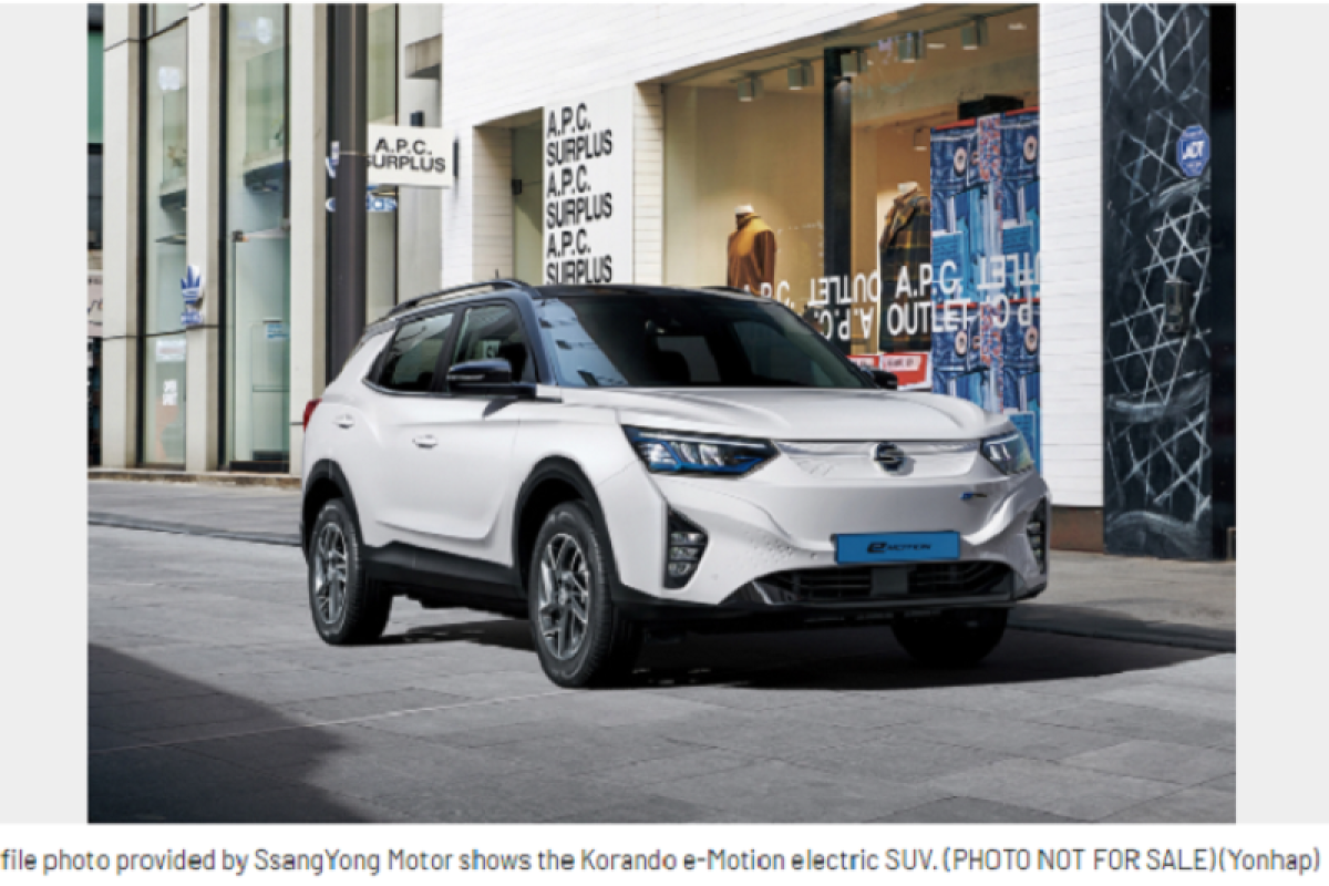 SsangYong Motor akan meluncurkan model SUV listrik/EV pertama