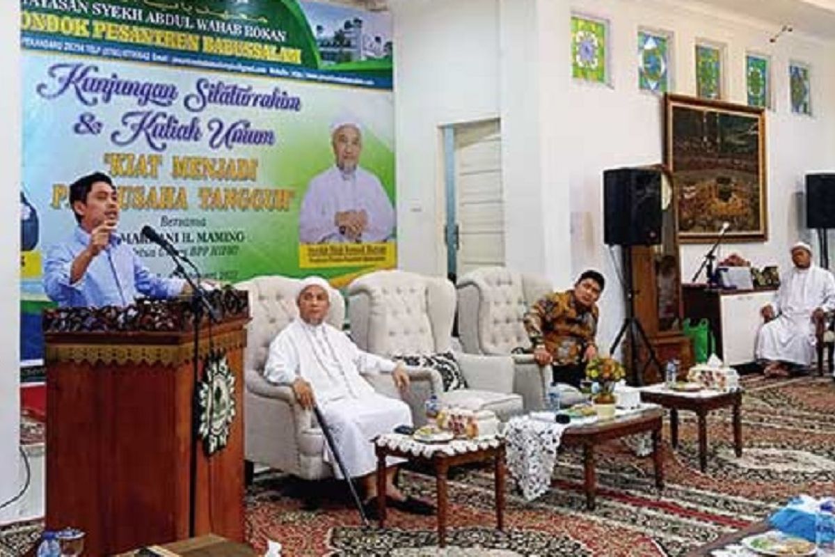 Ketua HIPMI harap Ponpes Babussalam Pekanbaru lahirkan pengusaha sukses