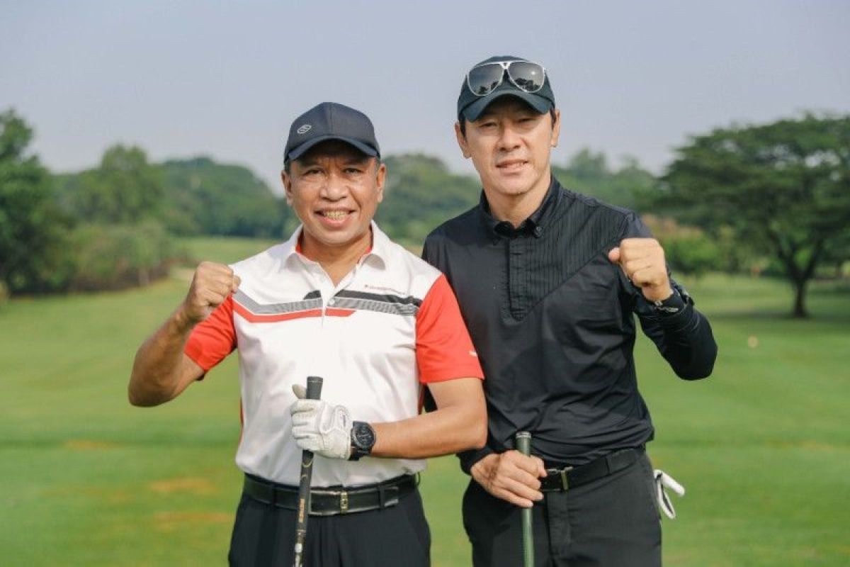 Menpora Zainudin Amali puji "skill" golf Shin Tae-yong