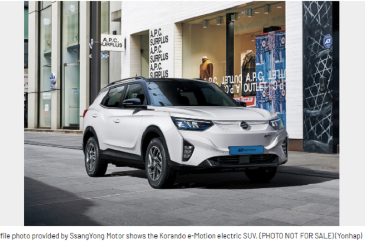 SsangYong Motor bakal luncurkan model EV pertama