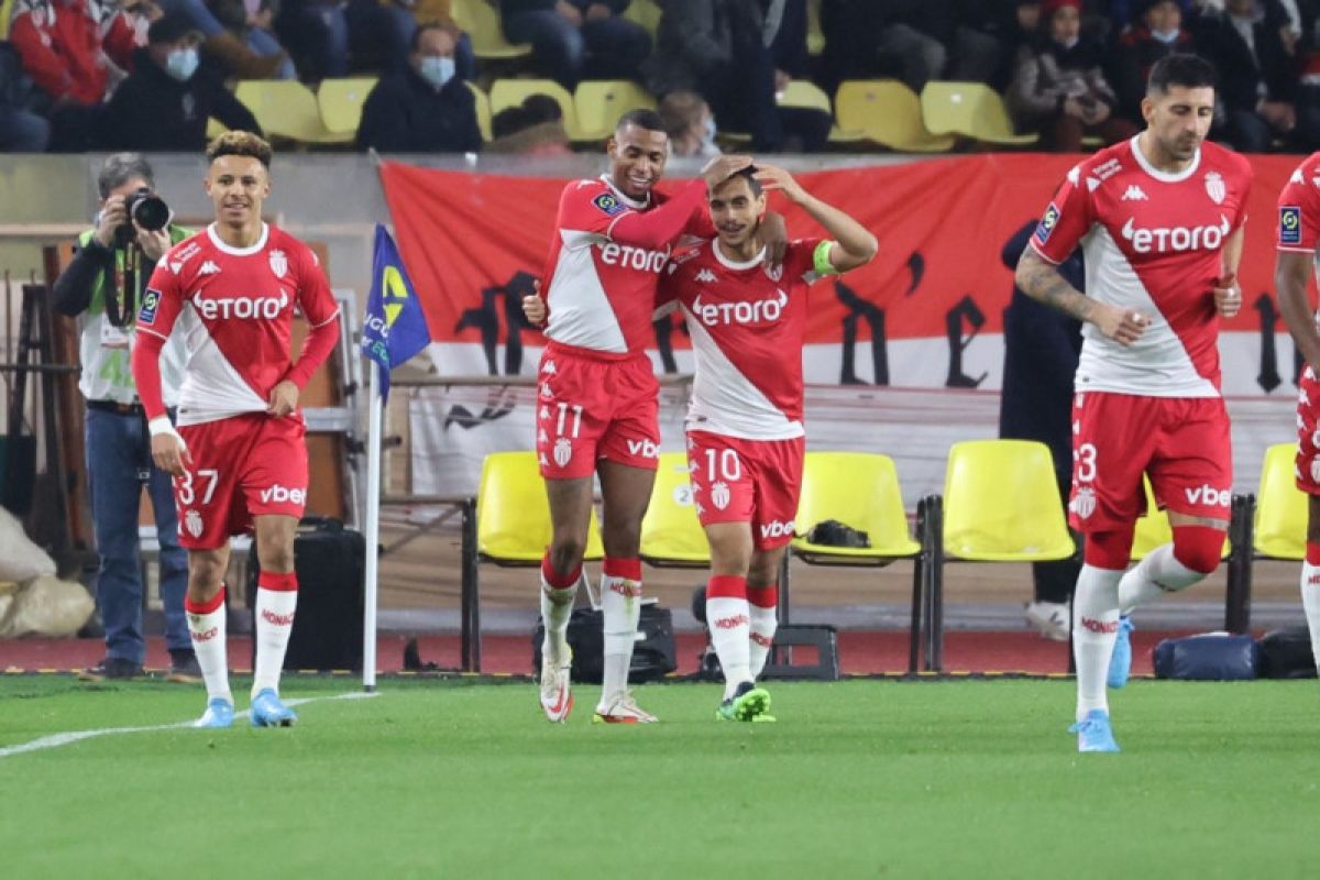 Monaco hantam Lyon 2-0 saat Saint-Etienne membekuk Montpellier 3-1