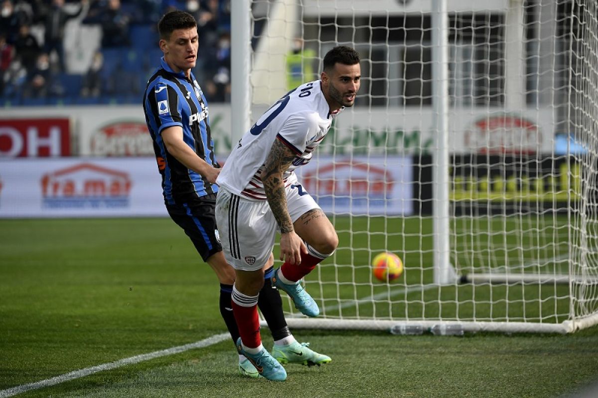 Atalanta tumbang di hadapan pendukung sendiri kalah dari Cagliari 1-2