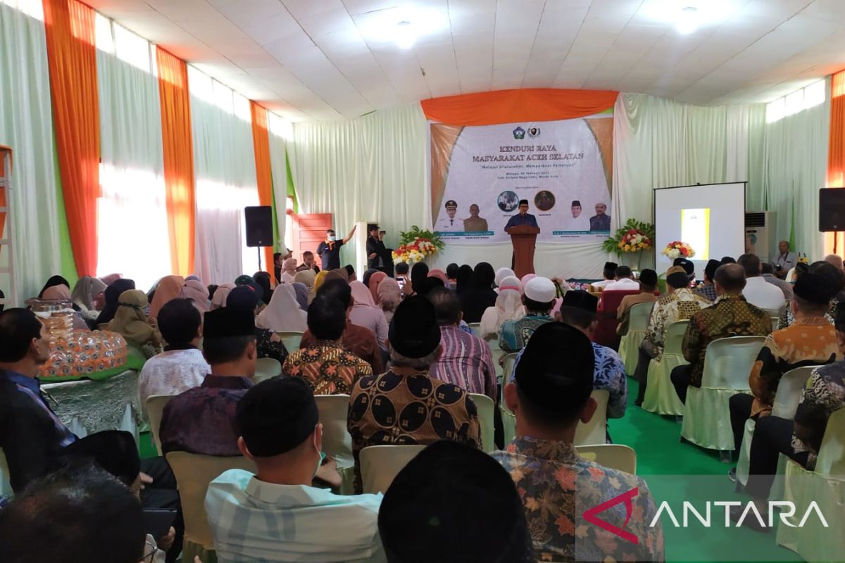 Kenduri raya masyarakat Aceh Selatan tak ada unsur politik