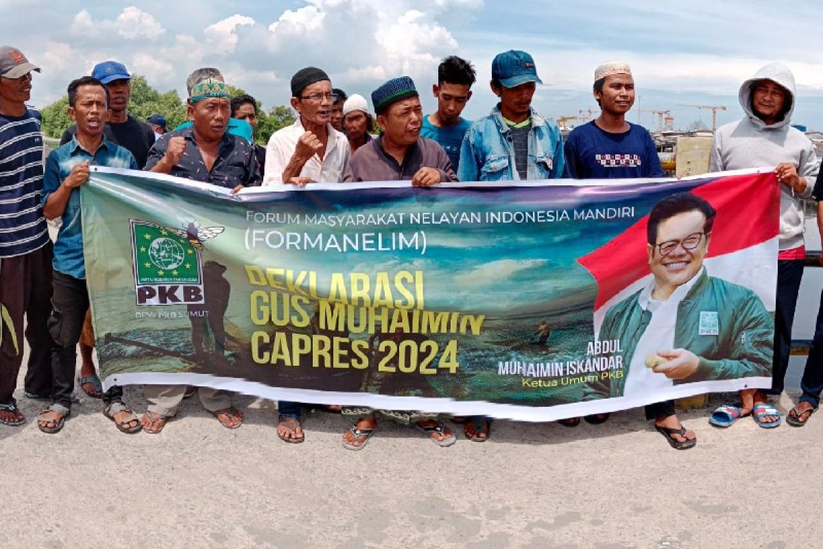 Nelayan di Medan deklarasi Cak Imin Capres 2024