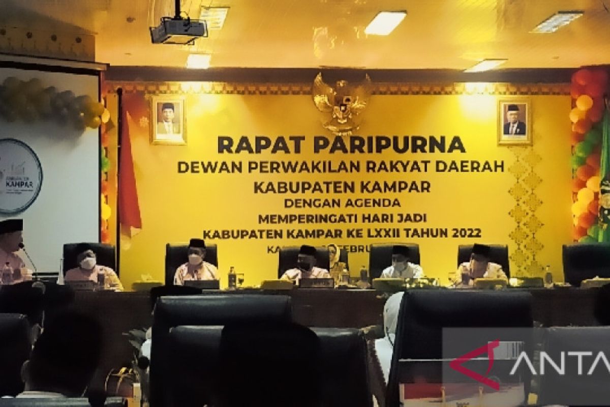 Tony Hidayat buka Sidang Paripurna Hari Jadi Kampar