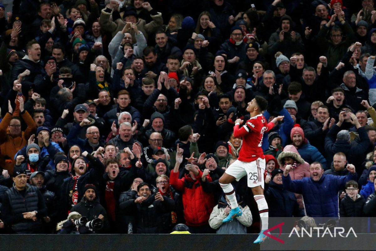 Liga Inggris - Manchester United menang 1-0 di kandang Leicester City