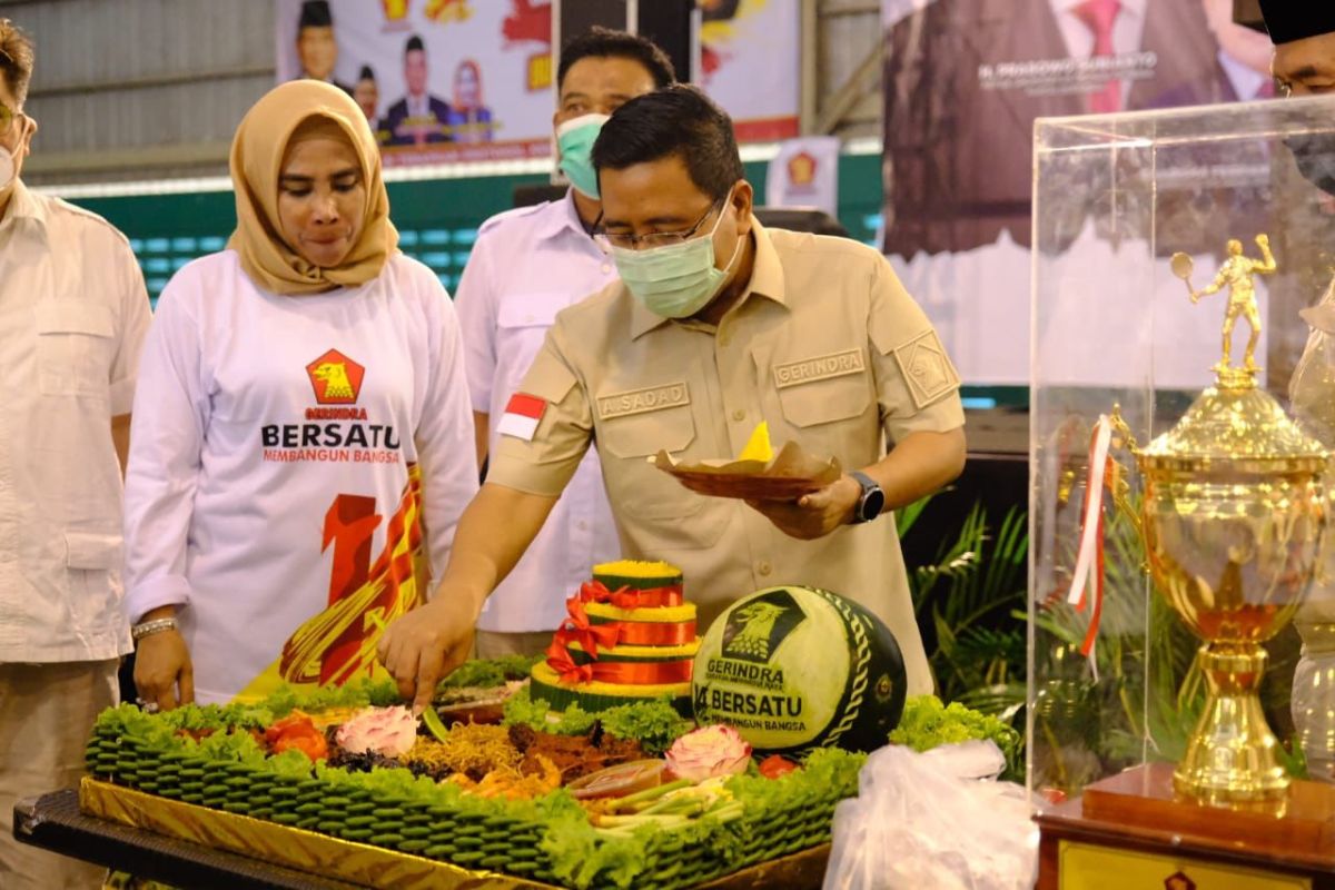 Ketua Gerindra Jatim minta kader tasyakuran sederhana rayakan HUT