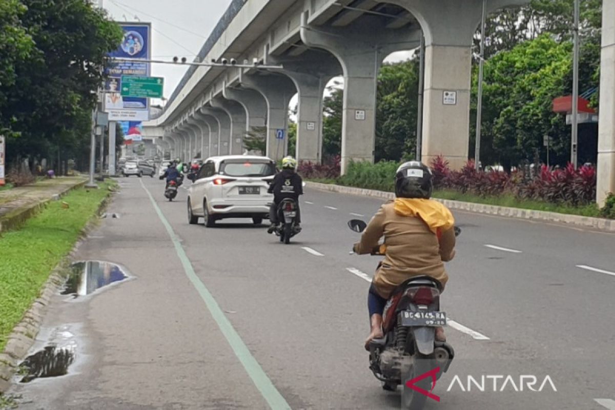Ratusan ribu pelanggar lalu lintas di Kota Palembang terekam kamera ETLE