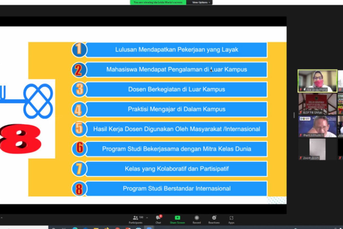 Unhas sosialisasikan Program MBKM Kemendikbudristek dan mandiri