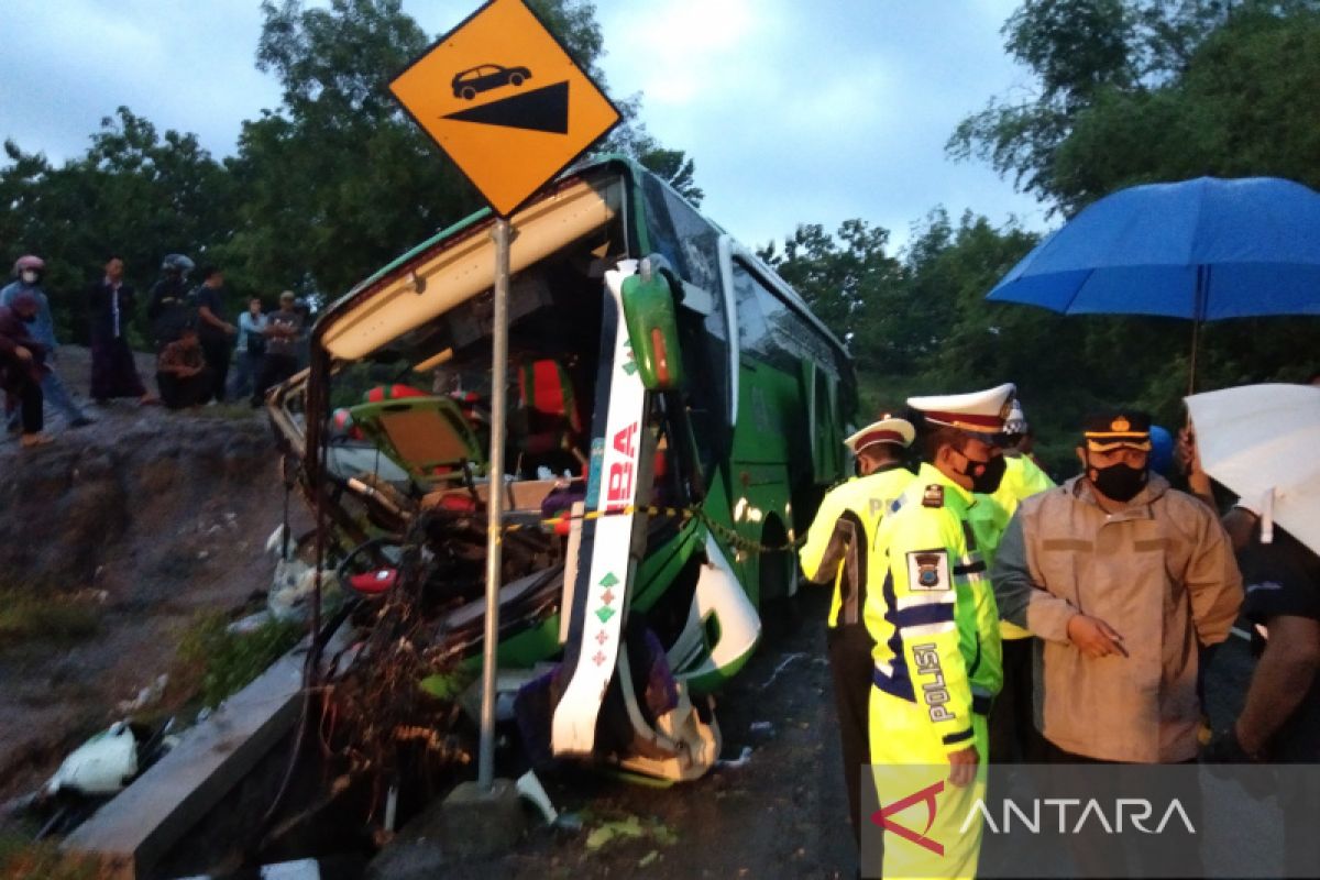 Jasa Raharja: Korban kecelakaan bus di Bantul terbanyak awal 2022