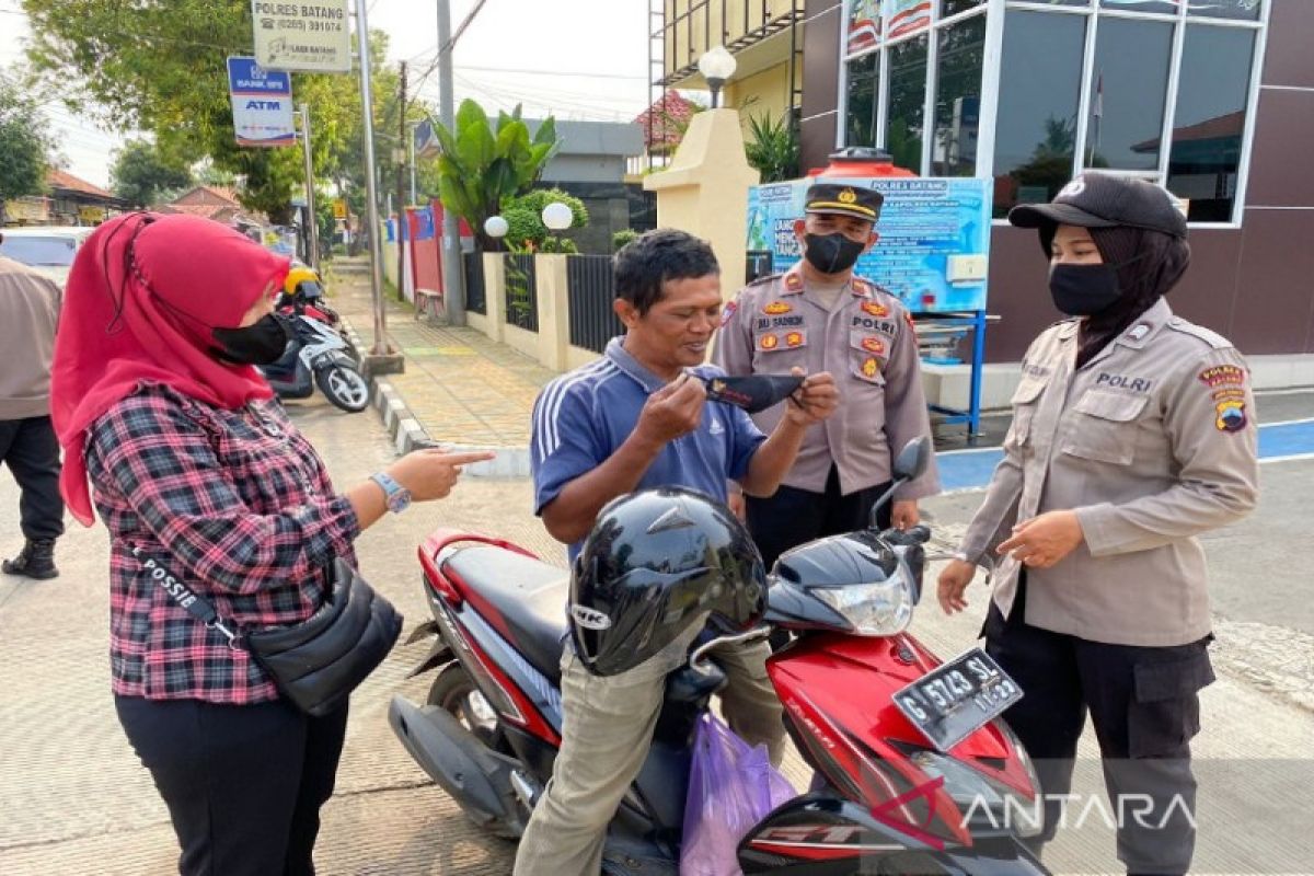 Cegah Omicron, Polres Batang tingkatkan patroli dan operasi yustisi prokes