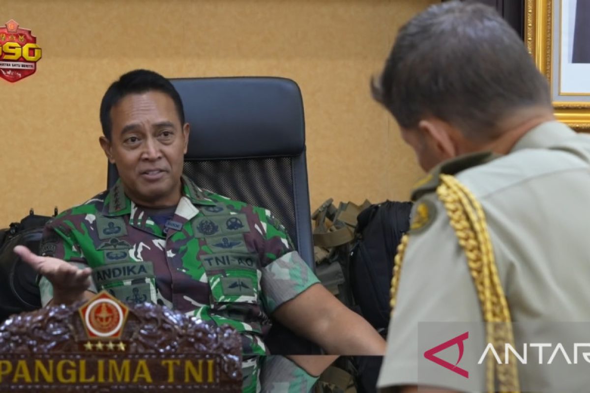 Panglima TNI-Atase Pertahanan Australia bahas rencana kunjungan kerja