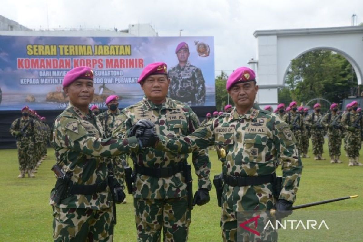 Kasal Laksamana TNI Yudo Margono sebut Korps Marinir terbukti miliki loyalitas tinggi