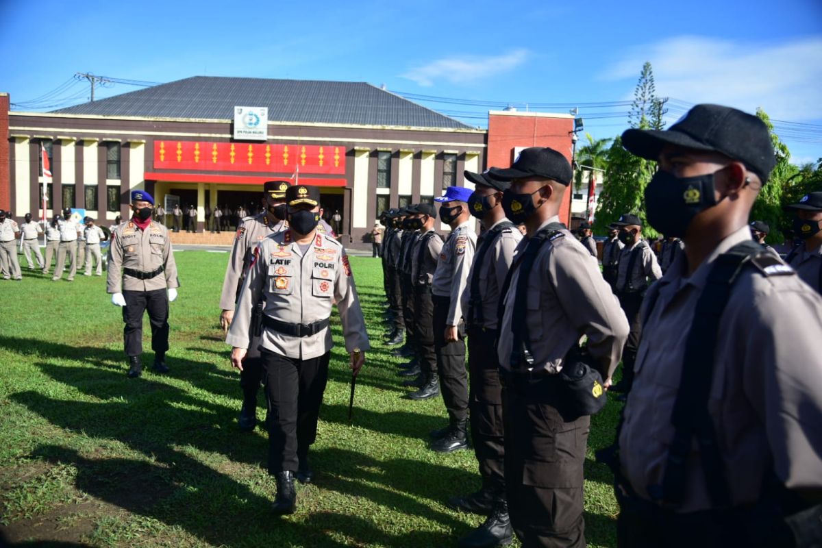 Kapolda Maluku minta Bintara Polri tidak lengah cegah COVID-19, begini penjelasannya