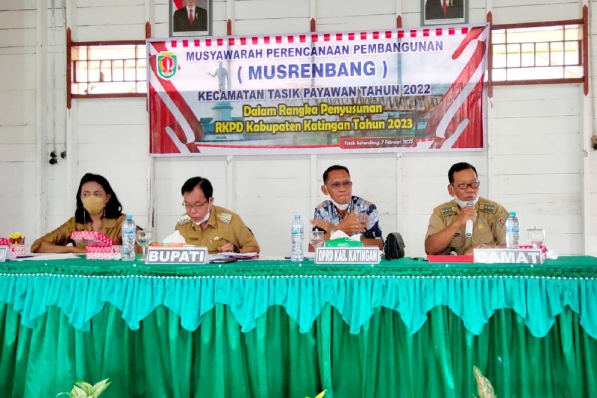 Bupati Katingan: Musrenbang kecamatan penting untuk menjaring aspirasi