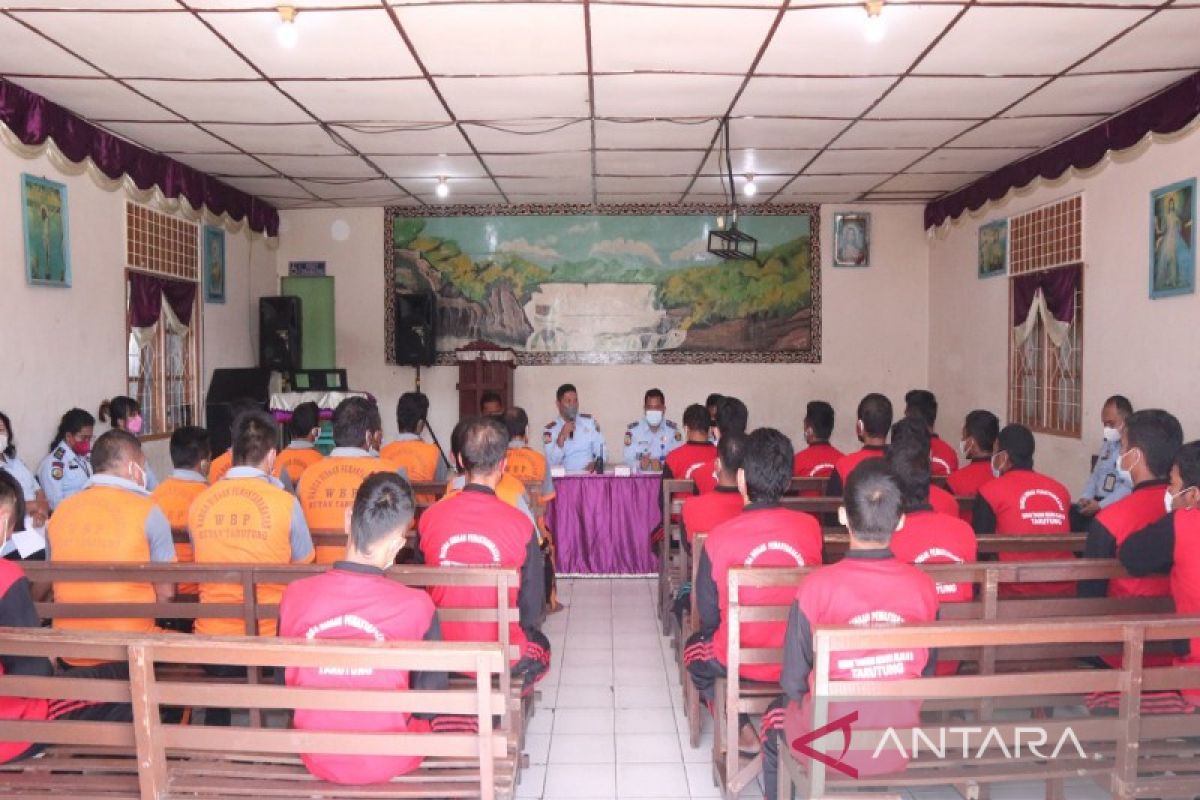 28 napi Rutan Tarutung peroleh asimilasi di tengah pandemi COVID-19