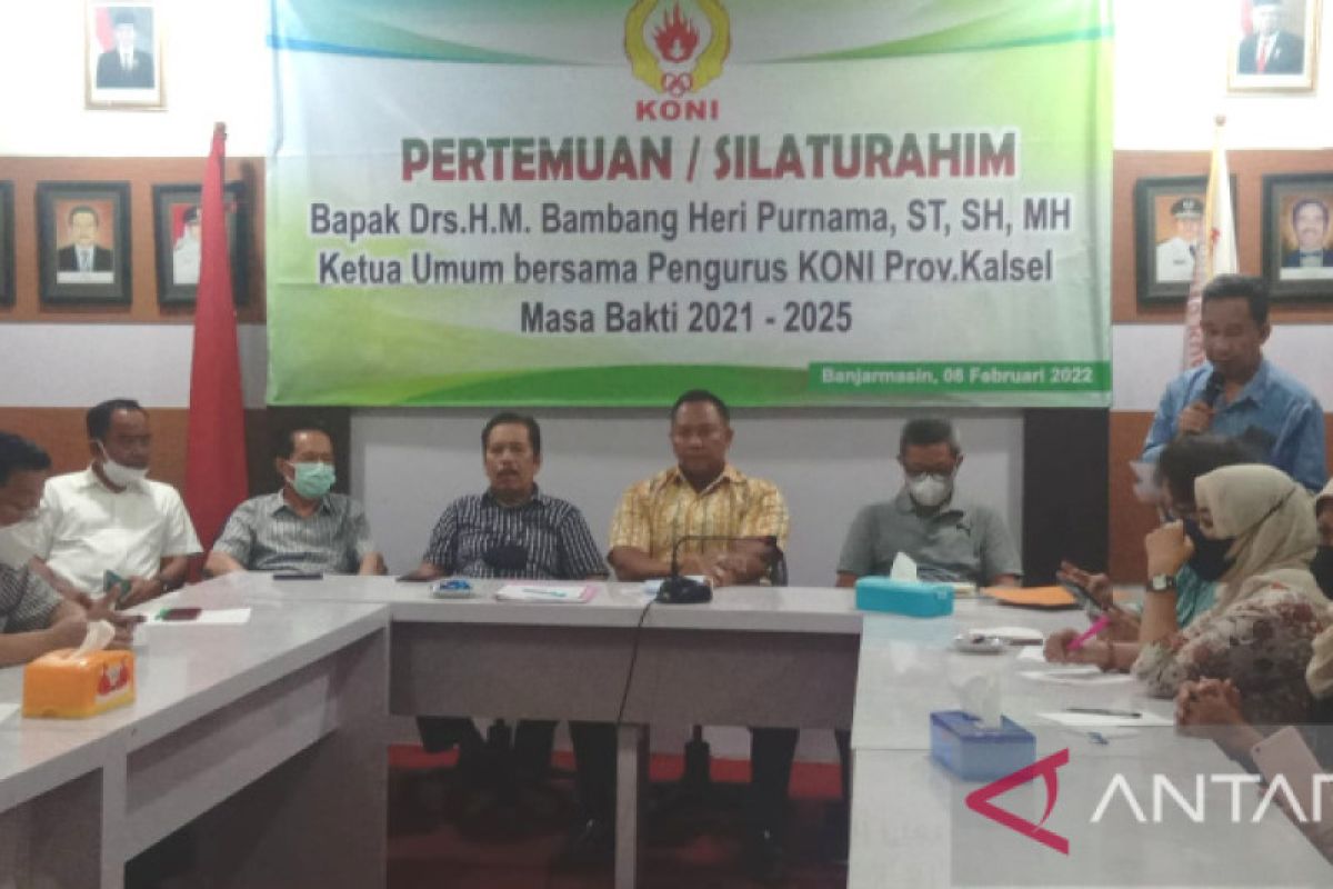 KONI Kalsel umumkan kepengurusan periode 2021--2025