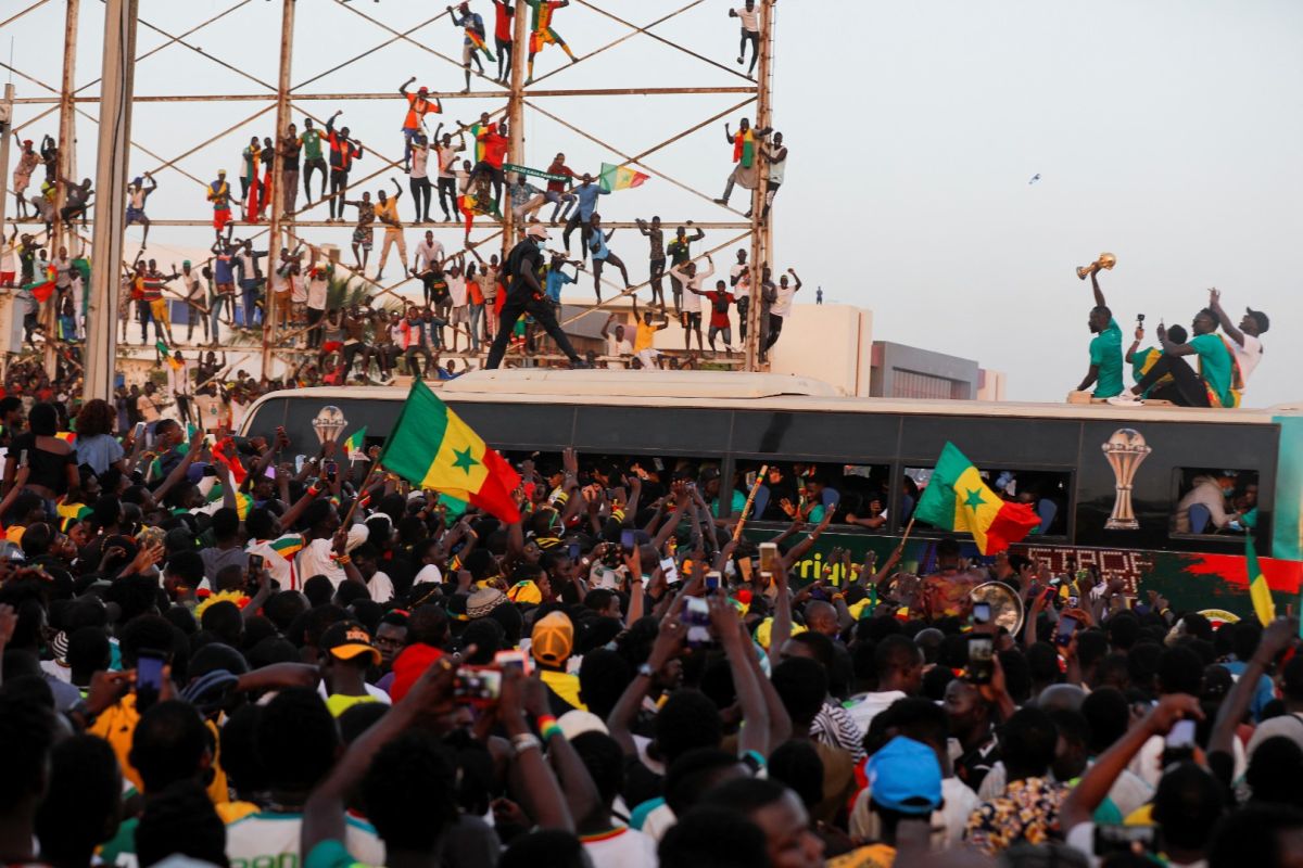 Pemain Senegal dihadiahi uang tunai Rp1,25 miliar dan tanah