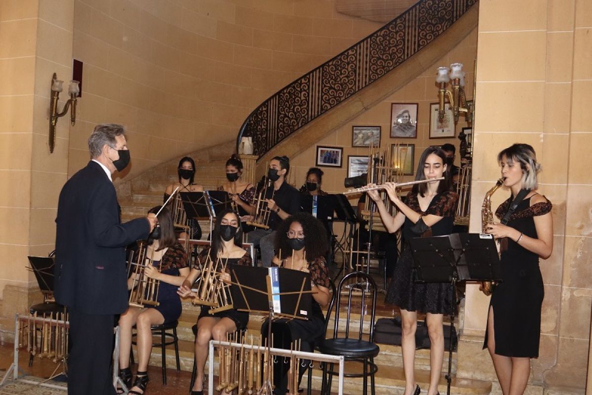 Orkestra angklung meriahkan 62 tahun hubungan  Indonesia-Kuba