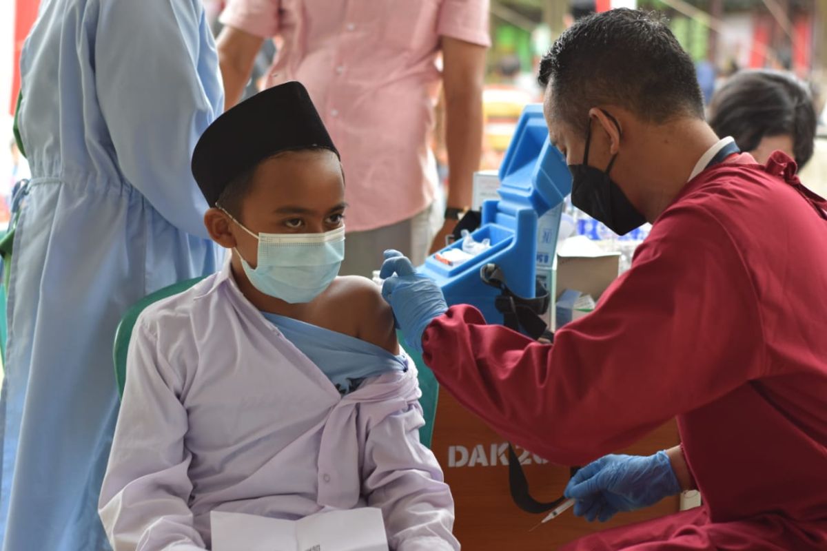 Vaksinasi COVID-19 anak usia 6-11 tahun di Batanghari 63,47 persen