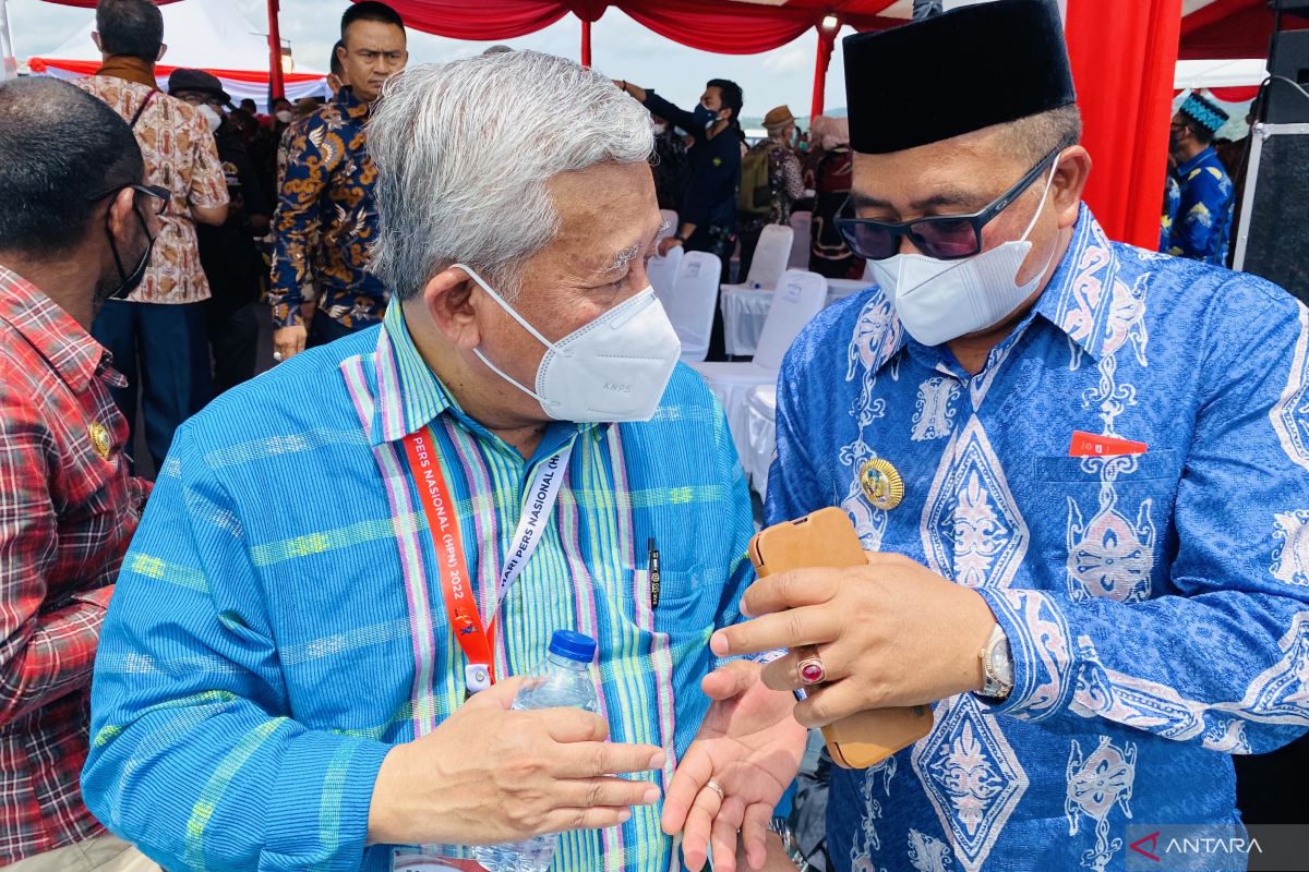 Ramli MS, satu-satunya bupati dari Aceh yang hadir ke HPN 2022 di Kendari