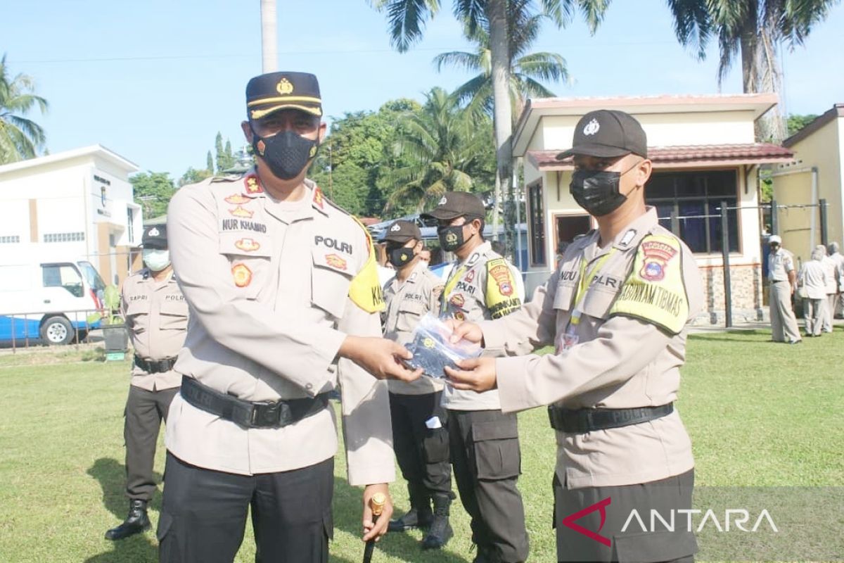 Polres Banjarbaru tingkatkan patroli prokes setelah merebaknya Omicron