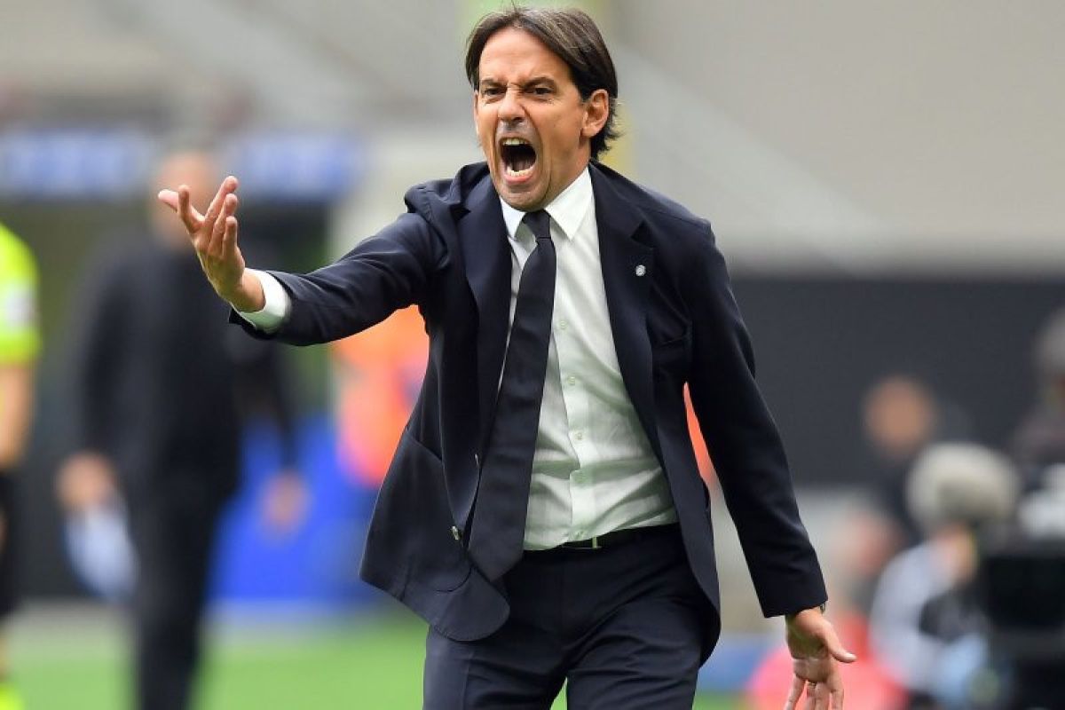 Pelatih Inter Inzaghi disanksi satu pertandingan karena omeli wasit