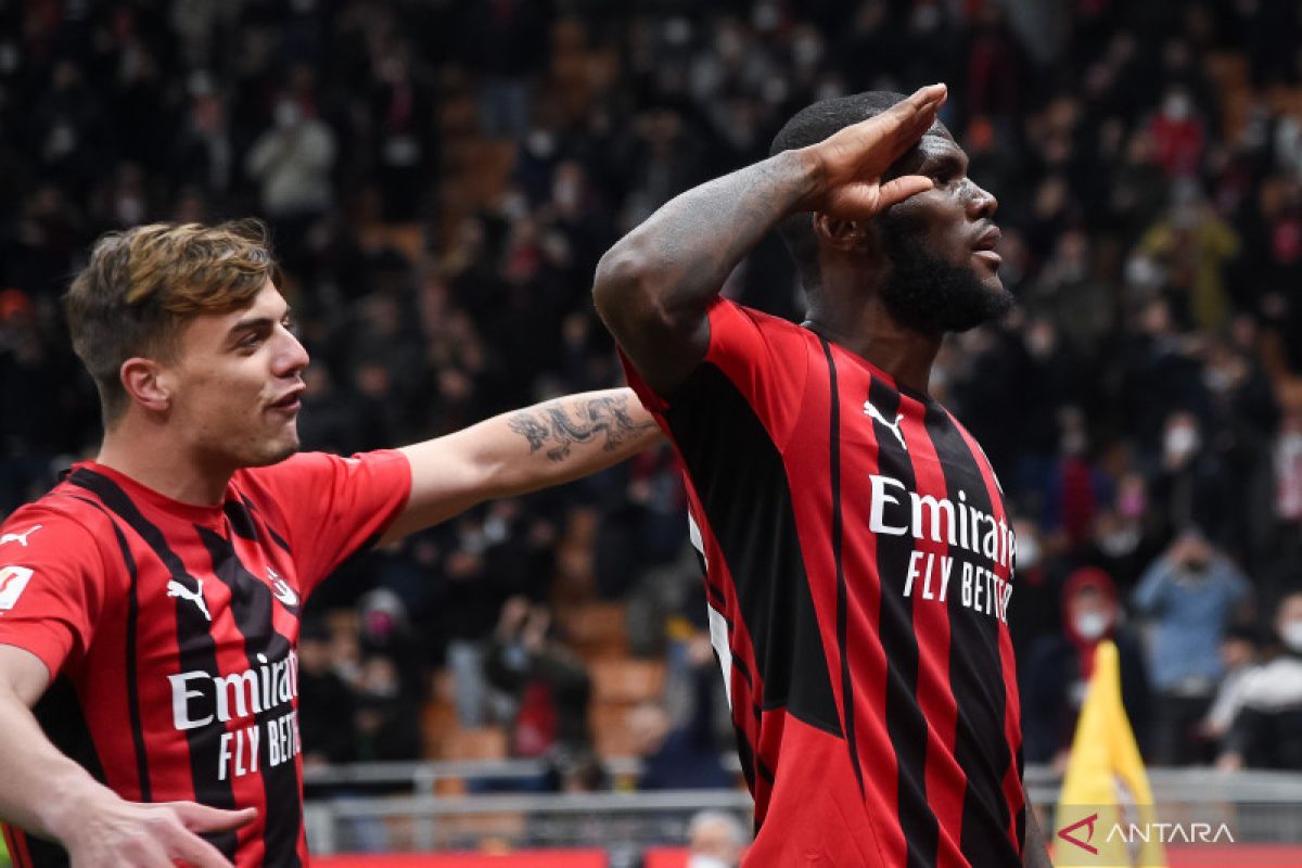 AC Milan mencukur Lazio empat gol tanpa balas dalam laga perempat final Coppa Italia