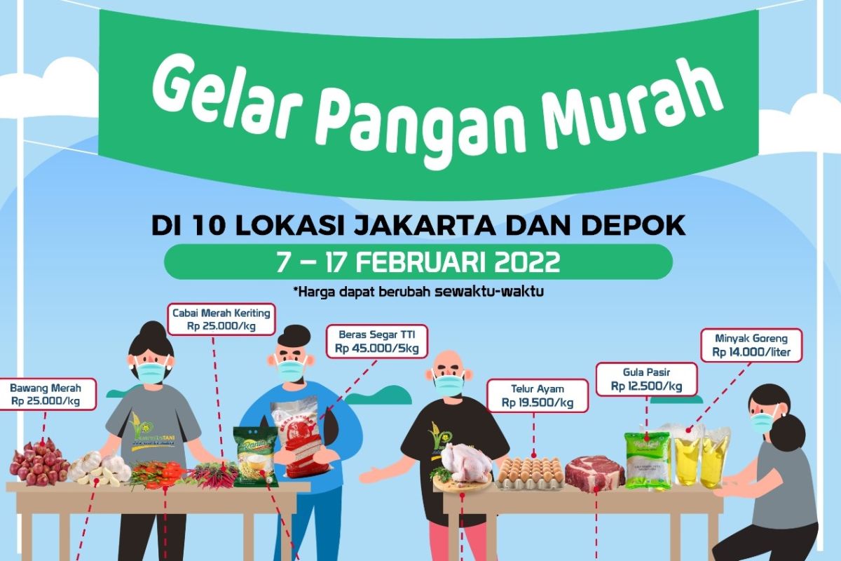 Kementan gelar pangan murah di Toko Tani, minyak goreng Rp14.000/liter