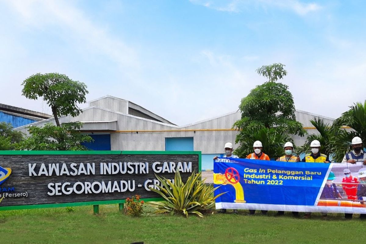 PGN salurkan perdana gas bumi ke Kawasan Industri Garam Gresik