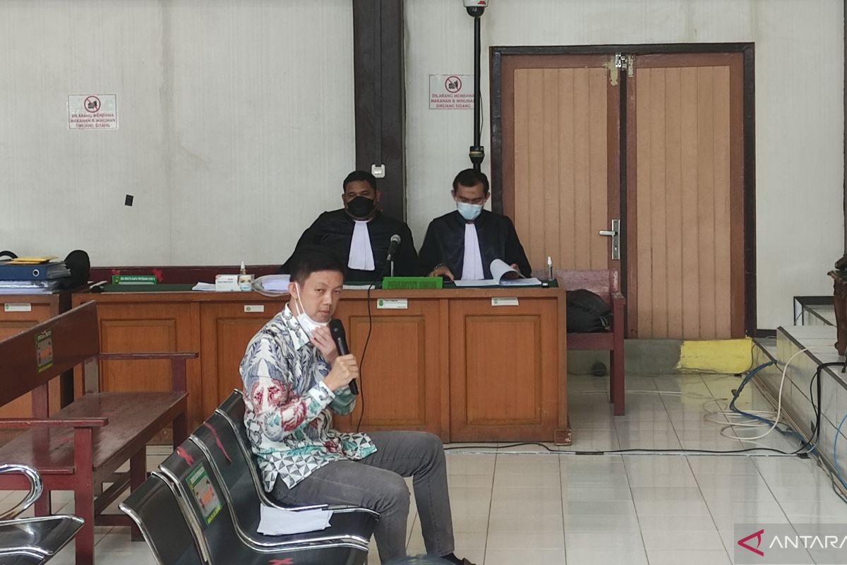 Terdakwa Suhandy akui beri suap ke Bupati Muba Dodi Reza nonaktif