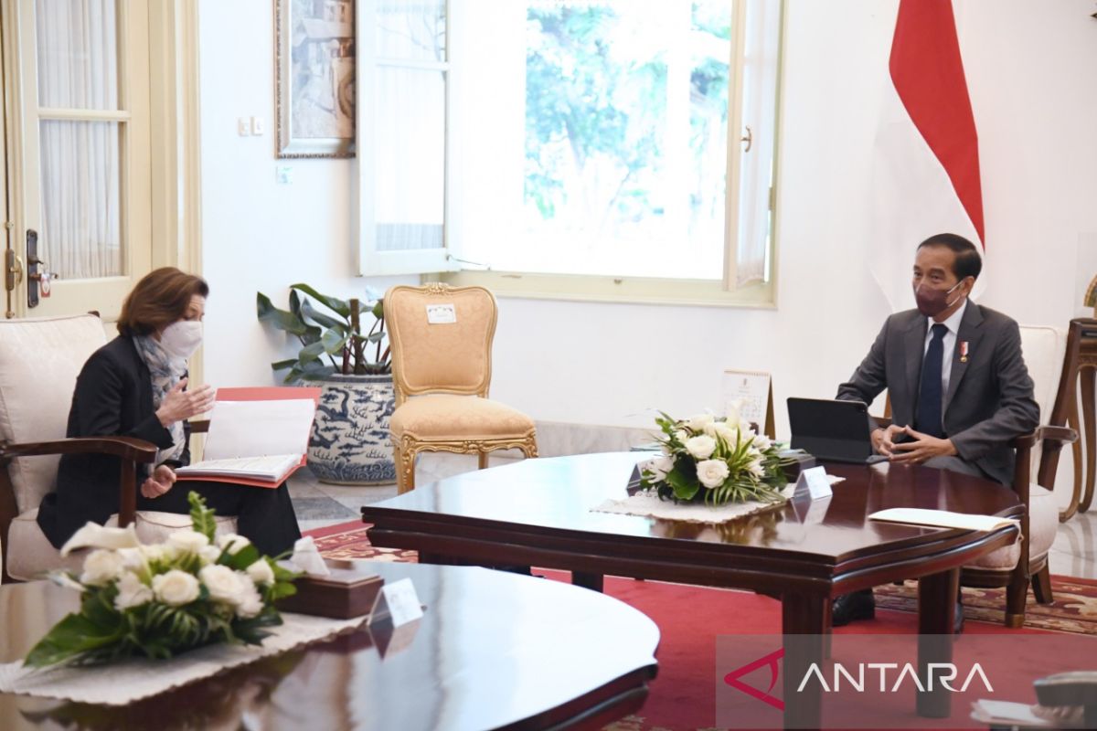 Presiden Jokowi terima kunjungan kehormatan Menteri Angkatan Bersenjata Prancis