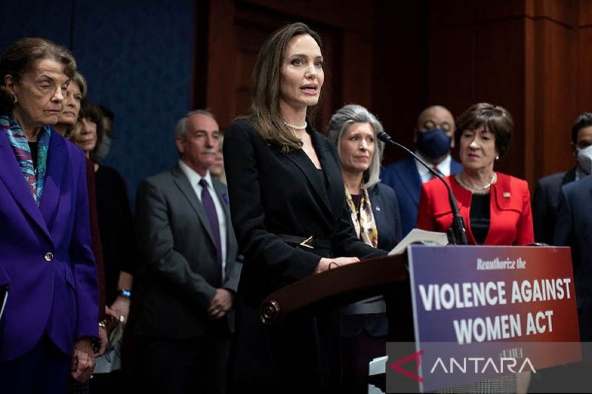 Angelina Jolie sampaikan pidato dukung UU Anti Kekerasan Terhadap Perempuan